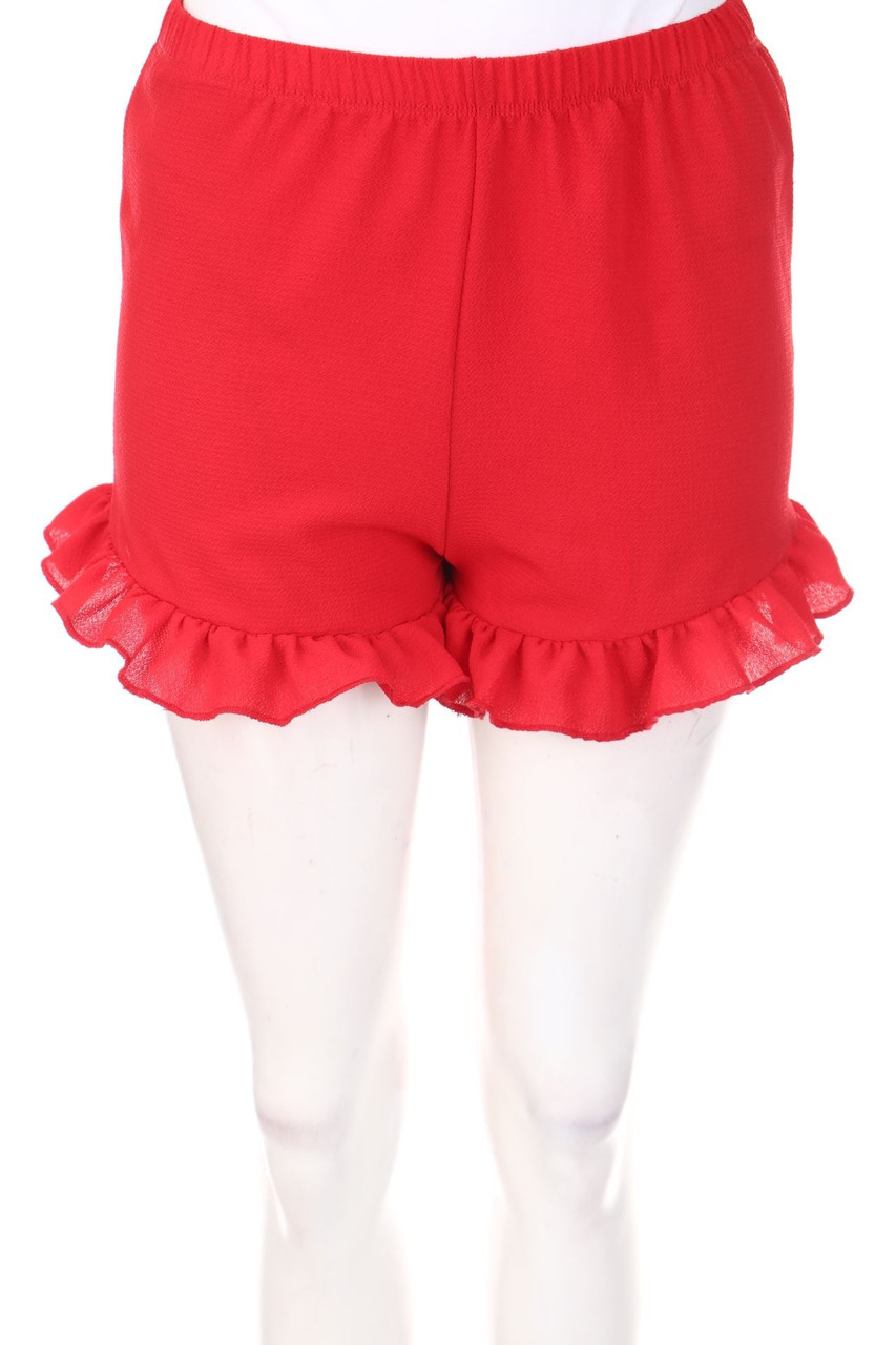 Boohoo - Shorts mit Rüschen - D 34