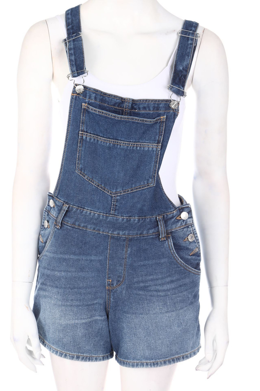 Jennyfer - Used Look-Jeans-Latzhose - D 32