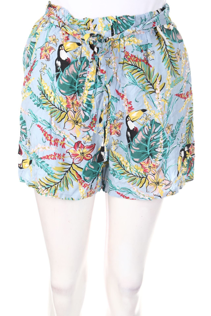 C&A - Shorts, Viscose with Tropical Print - D 38