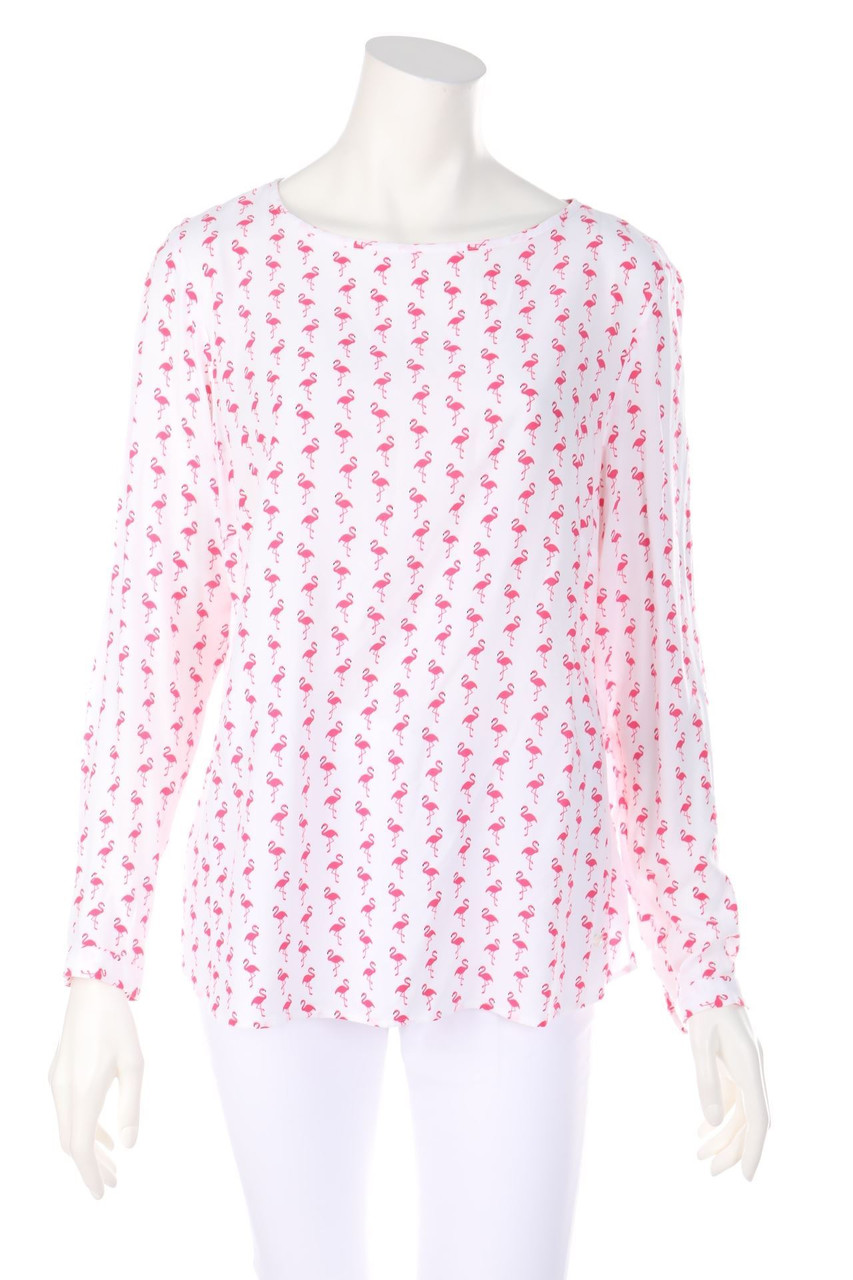 BRAX FEEL GOOD - Muster-Bluse aus Viskose - D 42