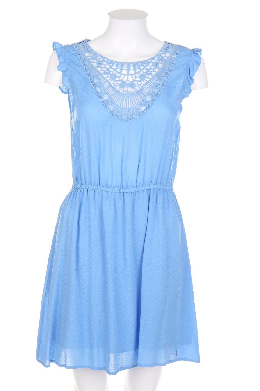 Pepe Jeans - Mini Dress with Crochet Knit Details - S