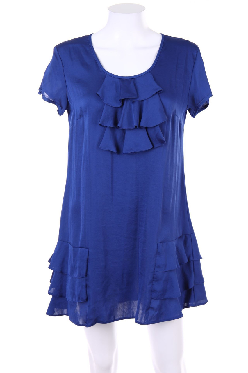 No Label - Mini Dress with Volants - D 38