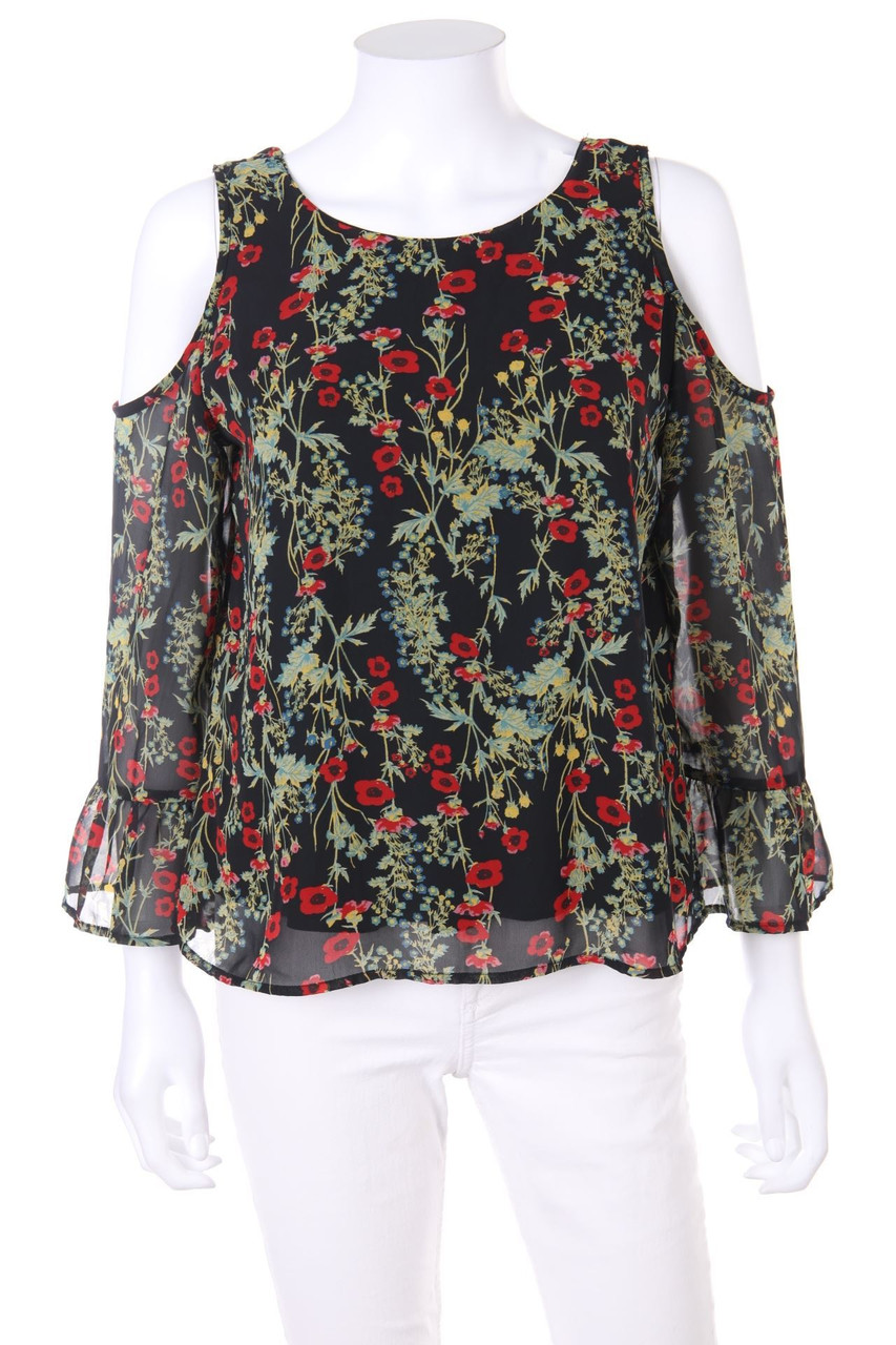 CLOCKHOUSE Elements Collection - Bluse mit Cut-outs - D 36