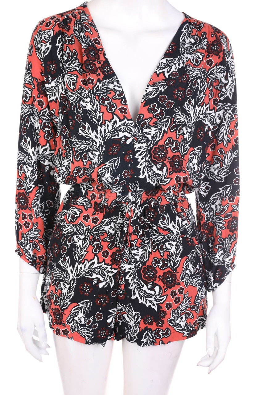 H&M - Playsuit mit Blumen-Print - D 36