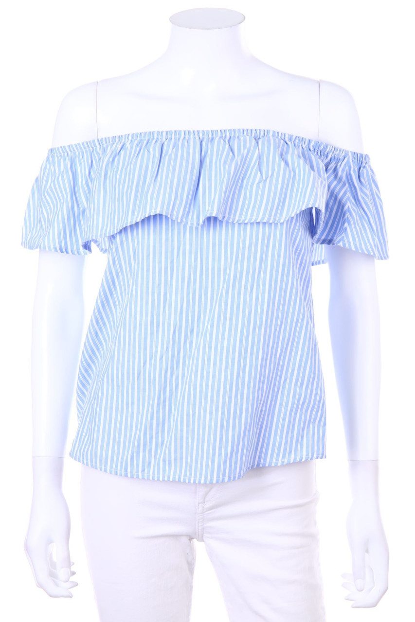 TALLY WEiJL - Off-the-shoulder blouse with Stripes - XS