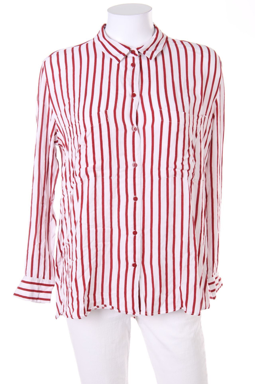 Bershka - Shirt Blouse with Stripes - M