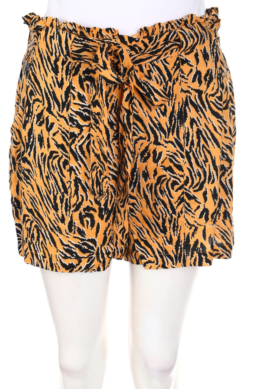No Label - Print-Shorts with Belt - D 34