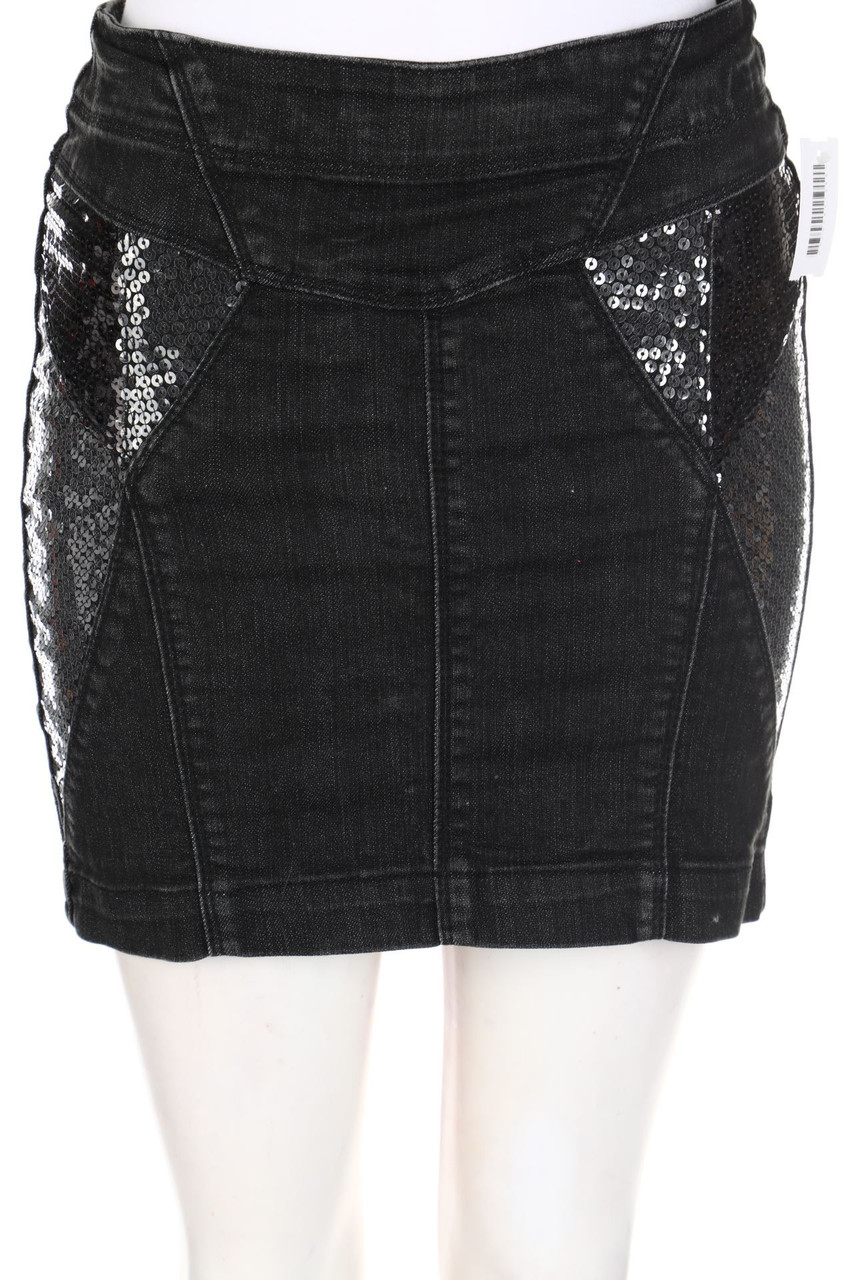 orsay - Mini-Jeansrock mit Pailletten - D 32