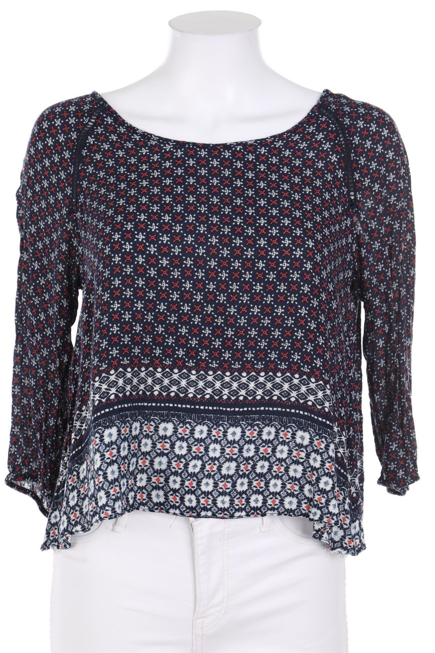 Bershka BSK GIRL - Blouse with Open Knit Details - L