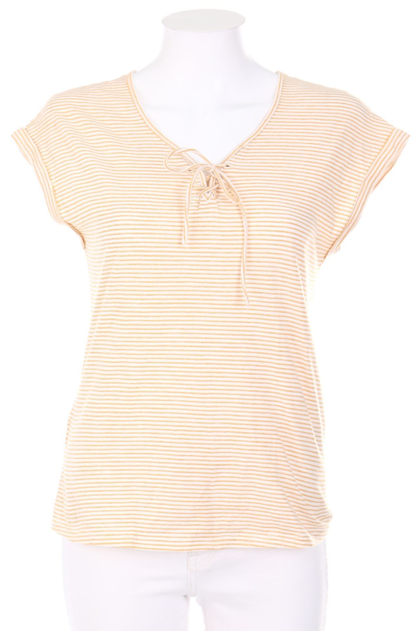 promod - Kurzarm-Shirt mit Streifen - XS