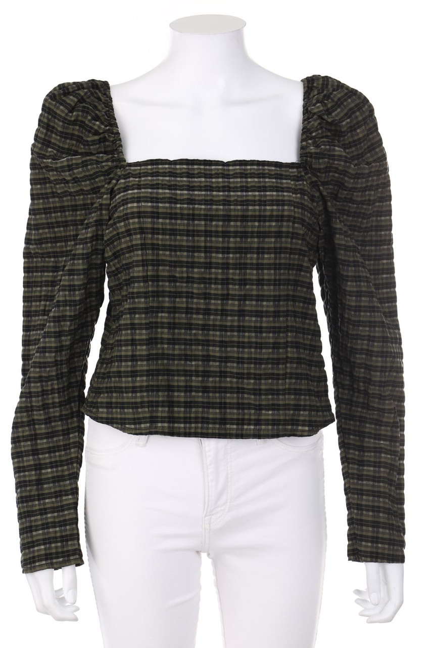 H&M - Bluse mit Karo-Muster - M