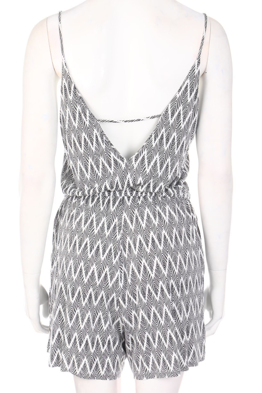 H&M - Playsuit mit Zickzack-Muster - M