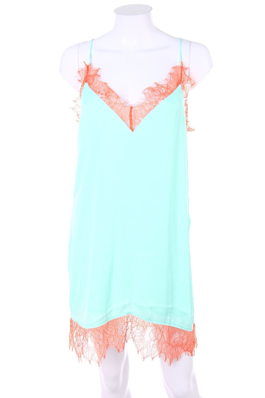 Dua Lipa x Pepe Jeans - Kleid mit Spitzen-Einsatz - M