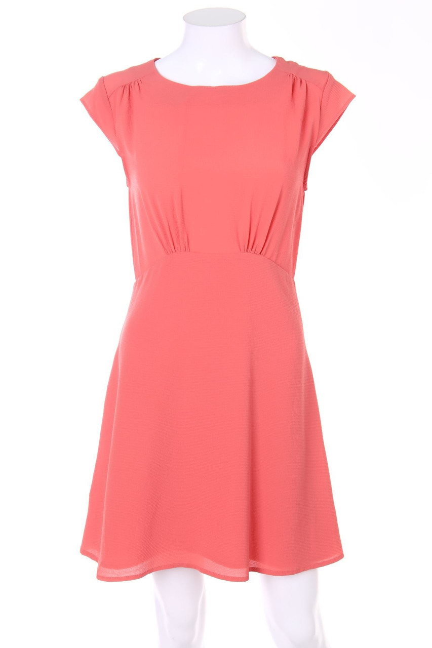 zebra - Mini Dress with Ruffles - S