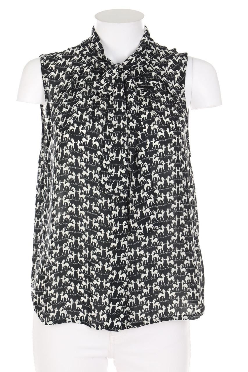 H&M - Blusentop mit Print - D 34