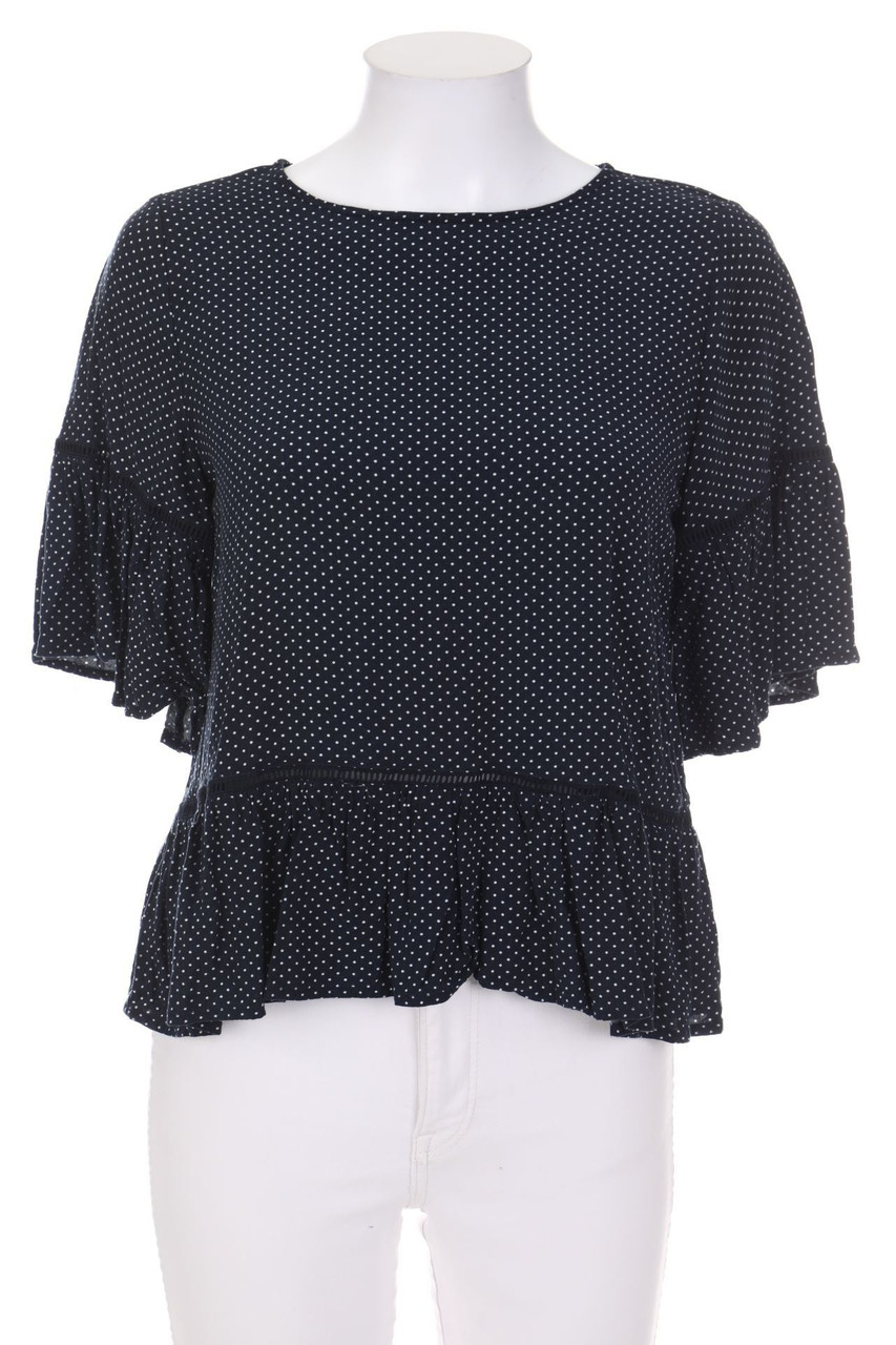 Abercrombie & Fitch - Shortsleeve Blouse with Small Dots - S