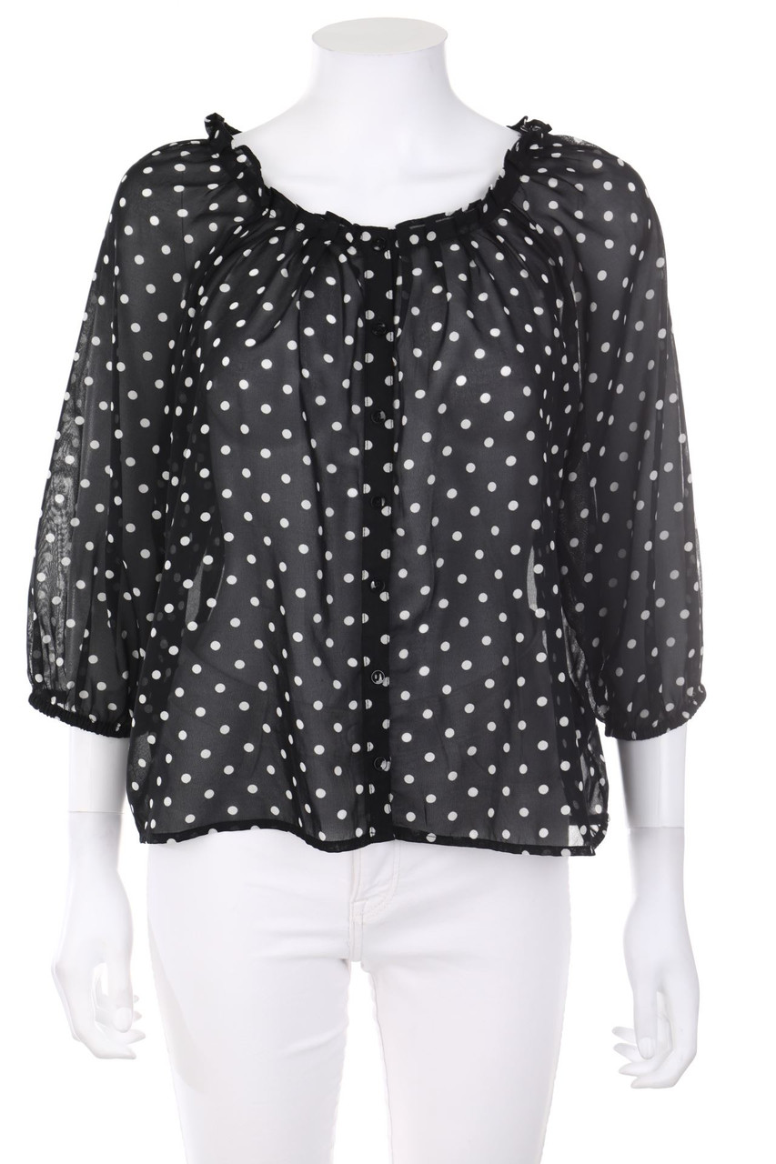 H&M - Bluse mit Polka Dots - D 36