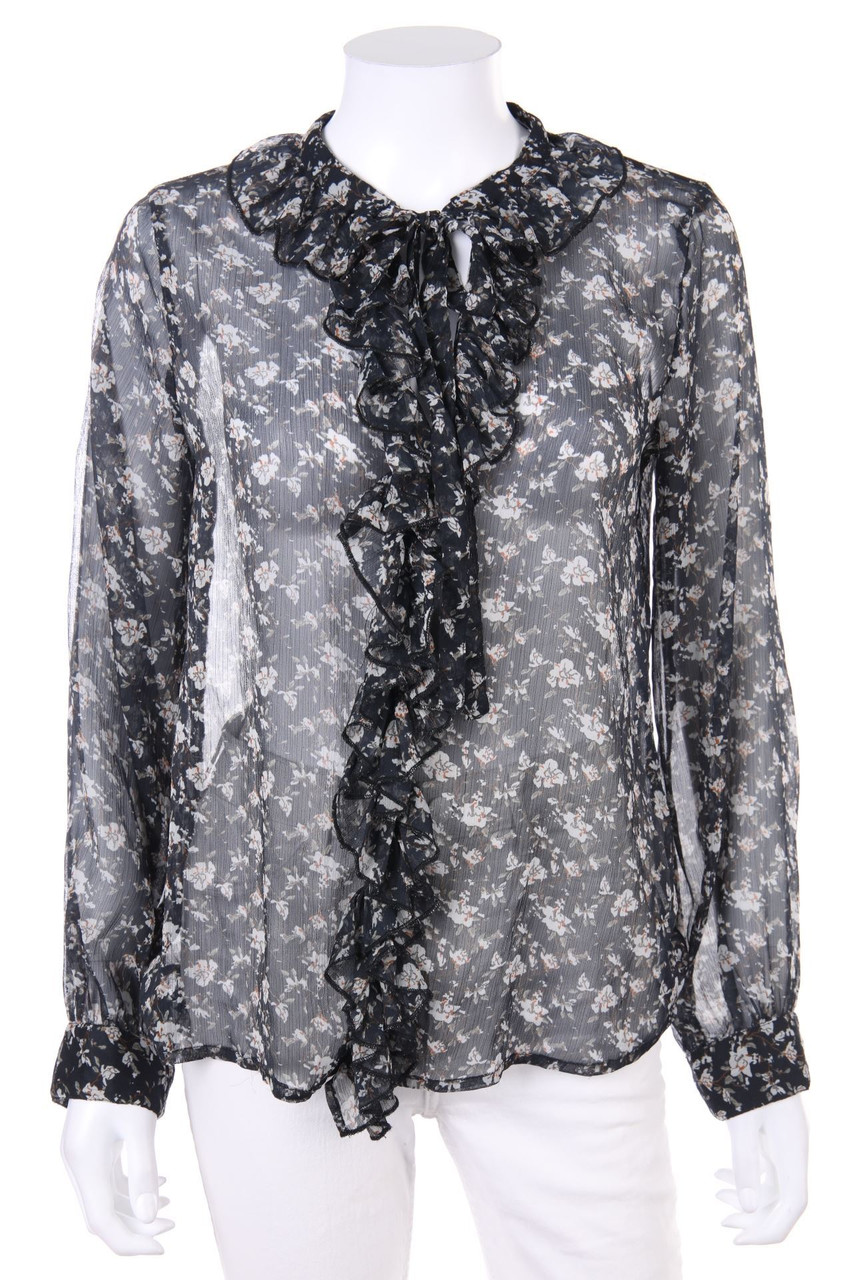 ZARA - Bluse mit floralem Muster - M