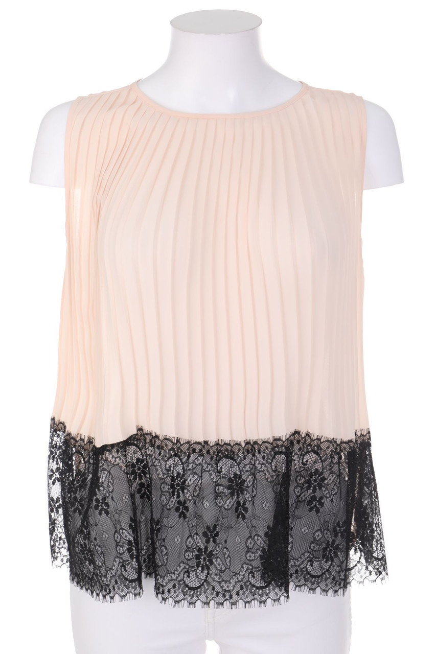 KOOKAI - Blusentop mit Spitzen-Einsatz - D 32