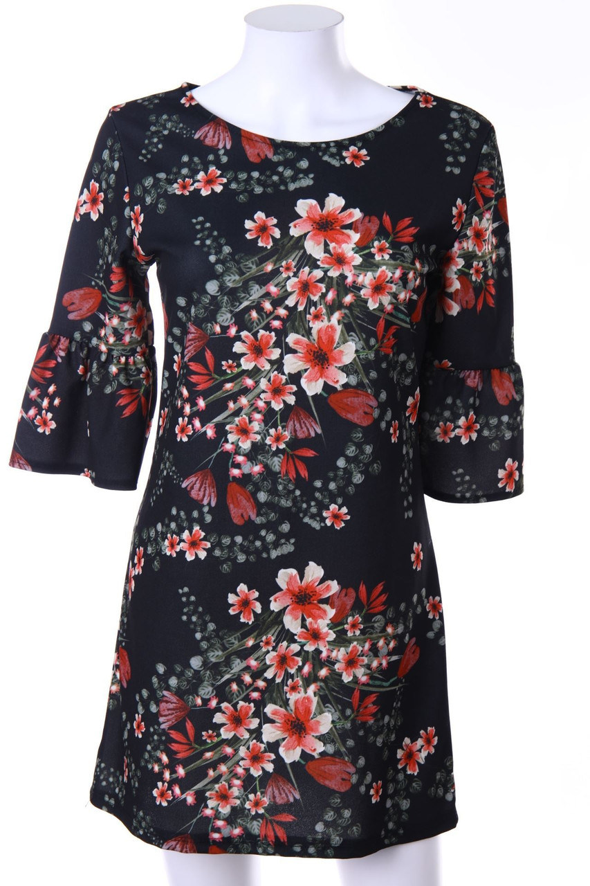 zebra - Mini Dress with floral print - XS