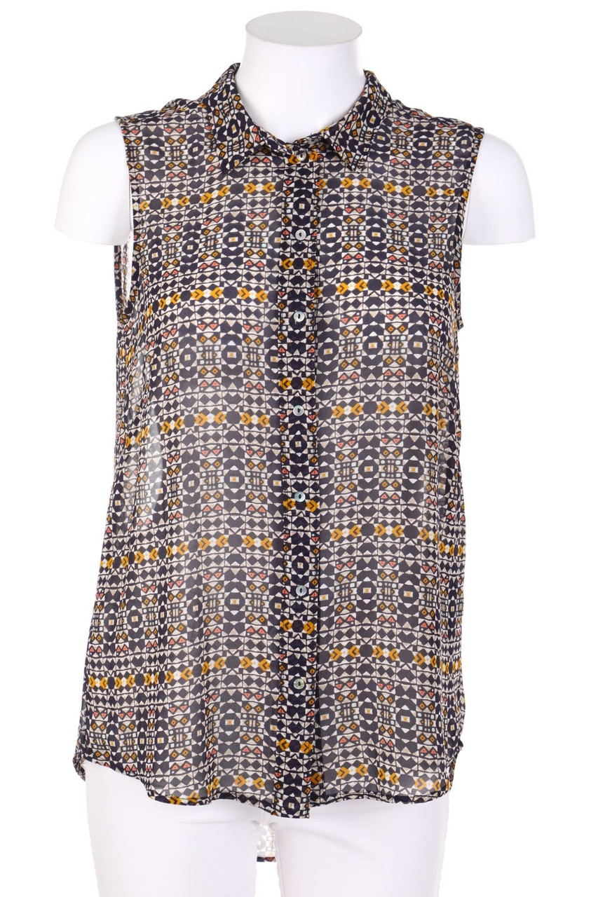 H&M - Blusentop mit Print - D 34