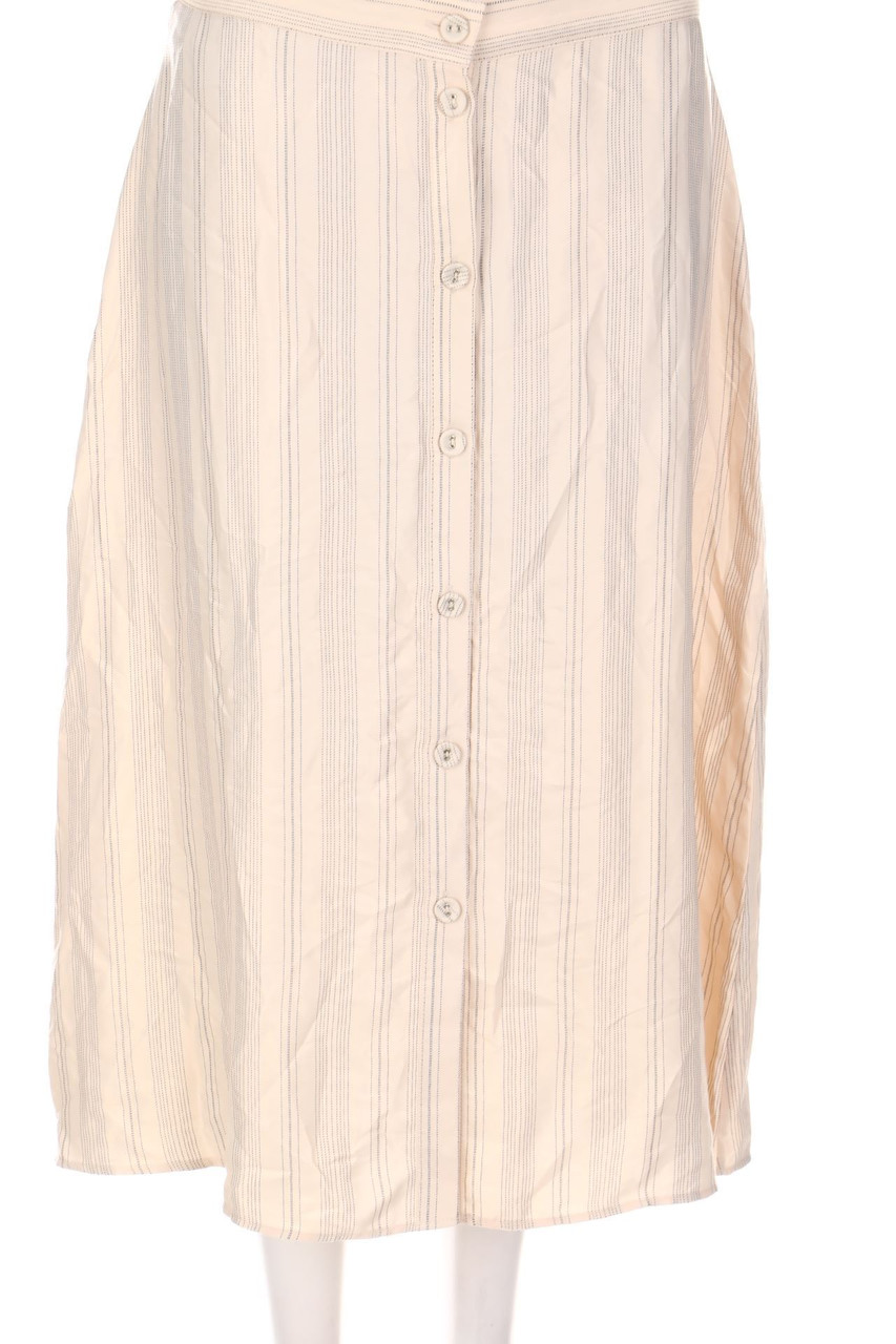 H&M - Midirock mit Streifen - D 42