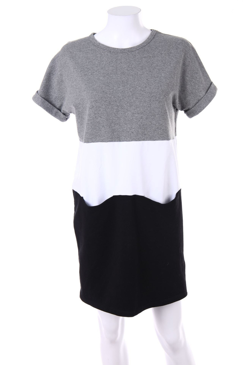 SECONDHAND - Sweat-Mini Dress with Stripes - XS