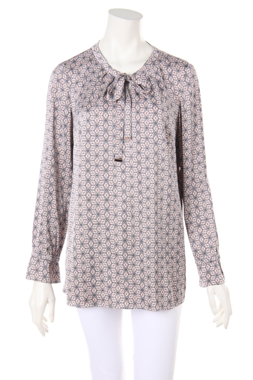 comma - Bluse mit Geo-Print - D 38