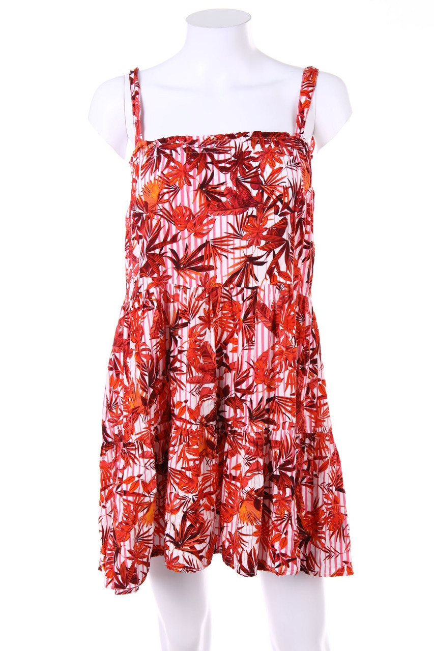 Simplee - Mini Dress with floral print - S