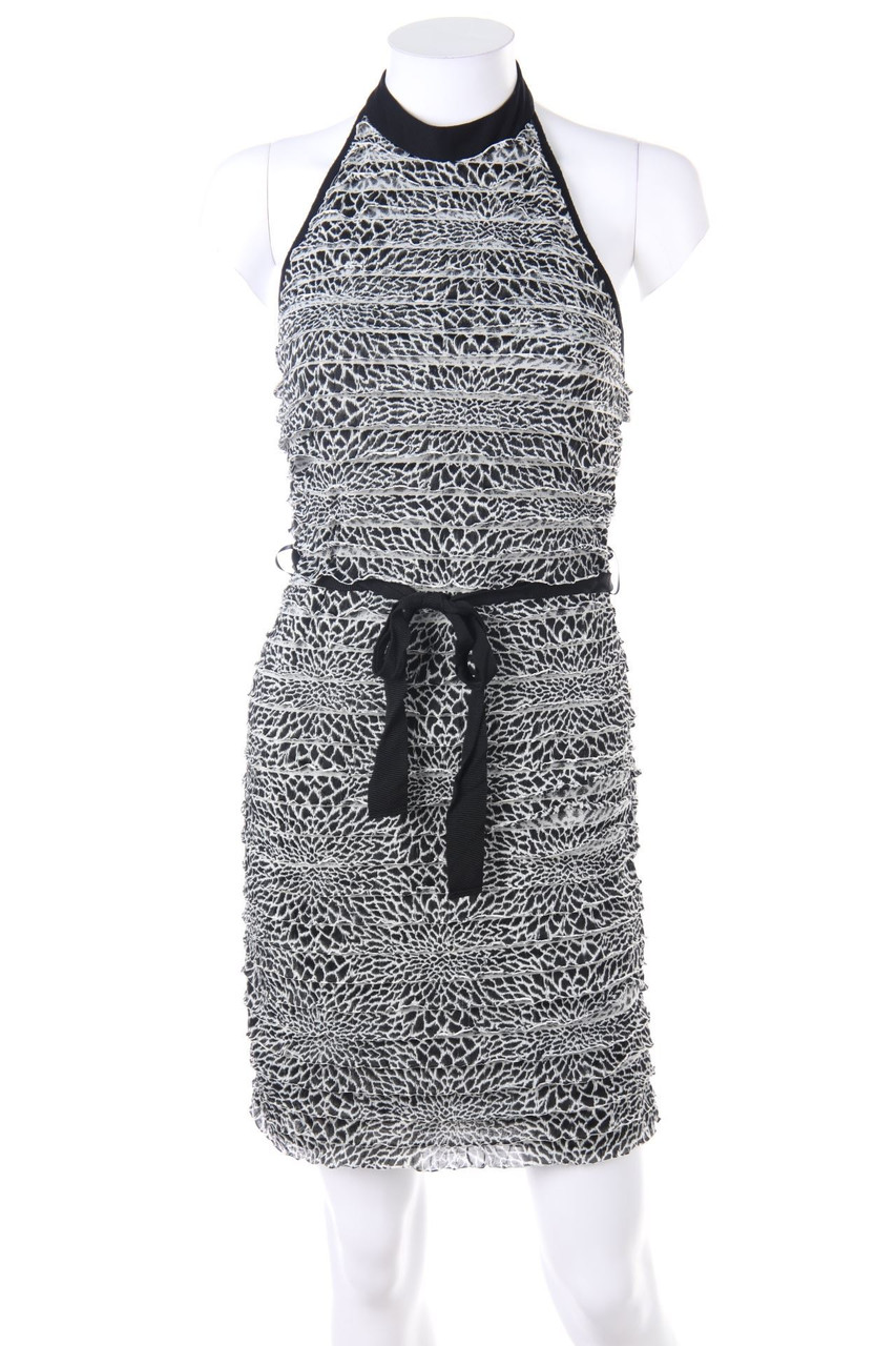 MORGAN - Neckholder Dress with Print - D 36