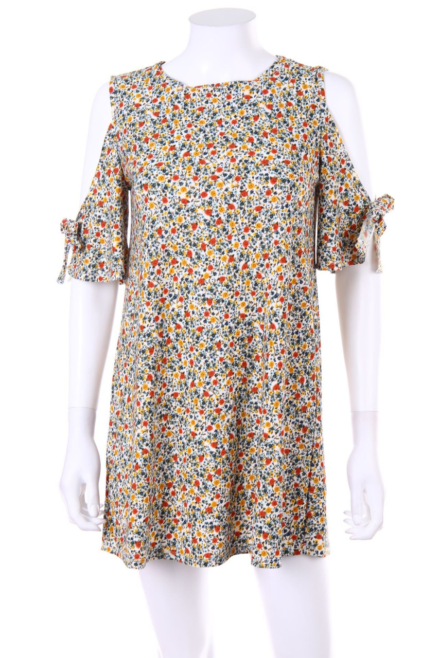 MANGO - Minikleid mit Blumen-Print - XS