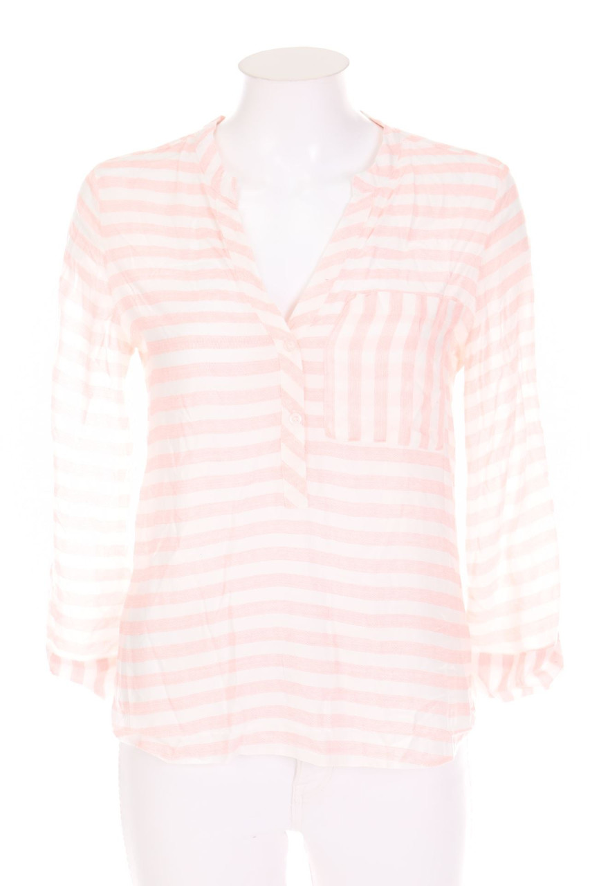 No Label - Stripe Blouse with French Cuff - D 40