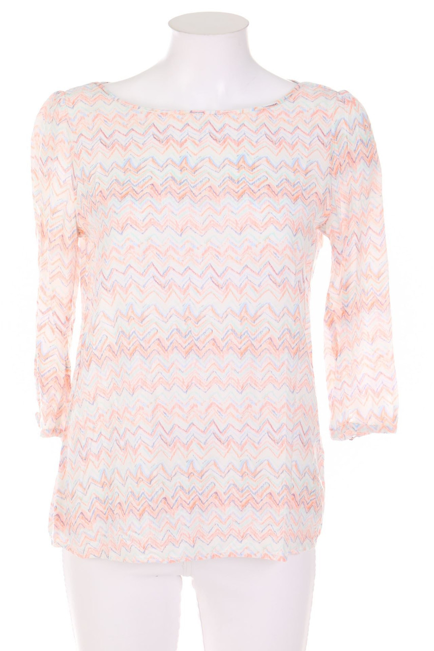 ESPRIT - Print-Bluse mit 3/4-Ärmel - D 40-42