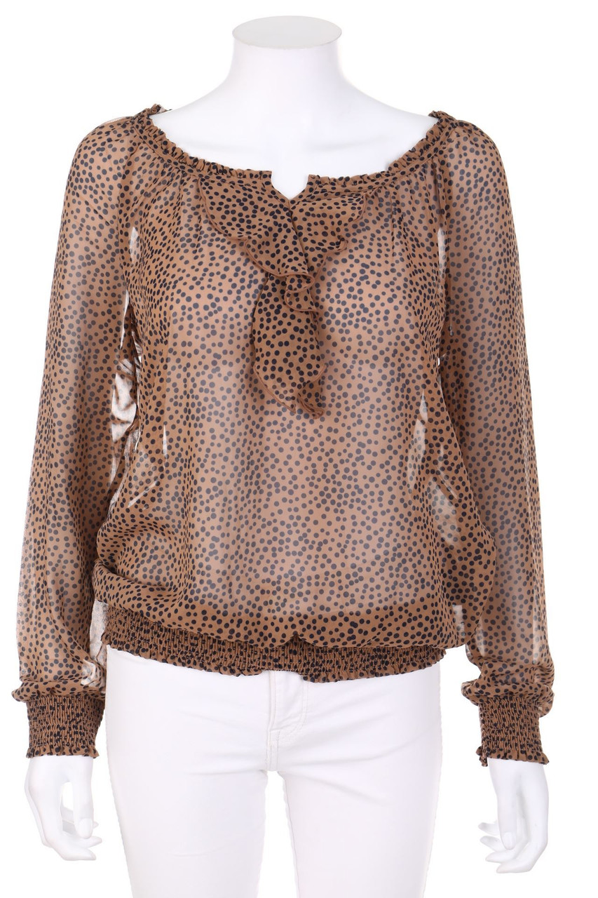 ESPRIT - Bluse mit Punkten - D 36