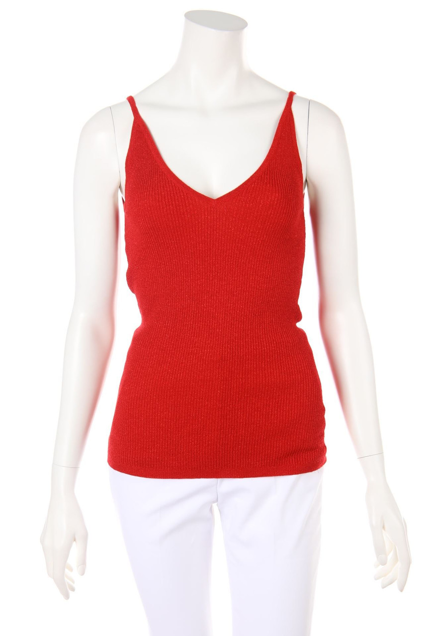 alberto bini - Glitzer-Strick-Top - D 34