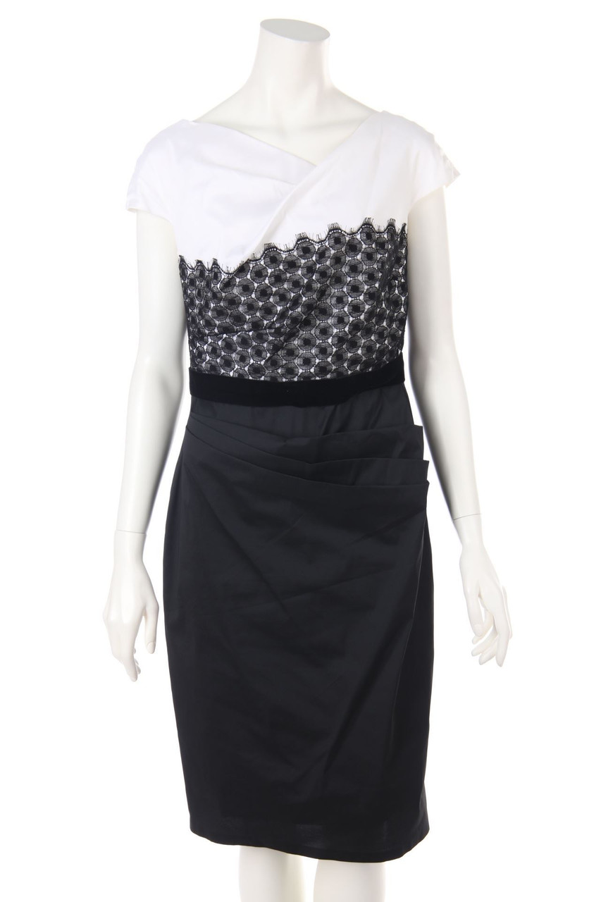 TALBOT RUNHOF - Abendkleid mit Drapierung - D 42