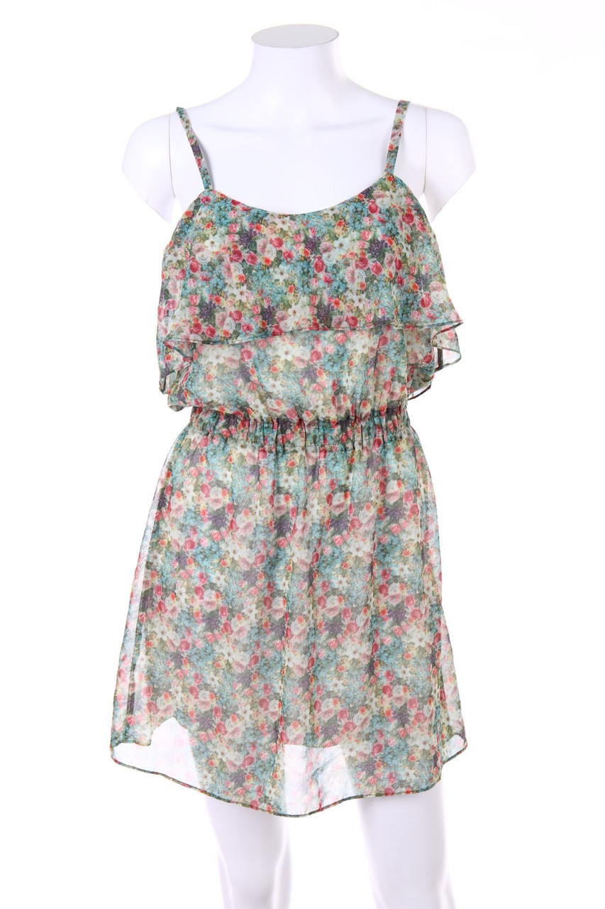 MANGO - Minikleid mit Blumen-Print - S