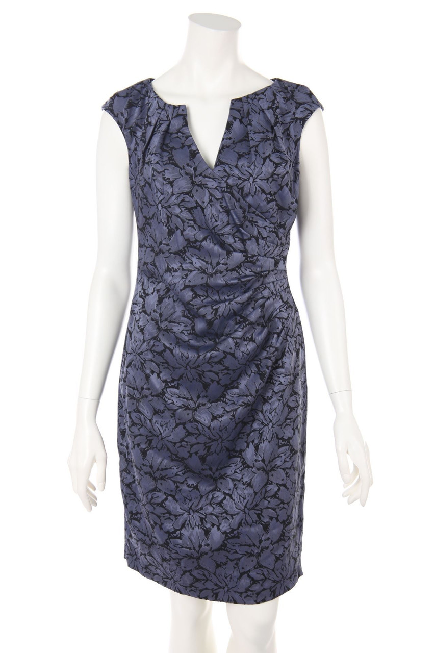 ADRIANNA PAPÉLL - Sheath Dress, Jacquard - D 34