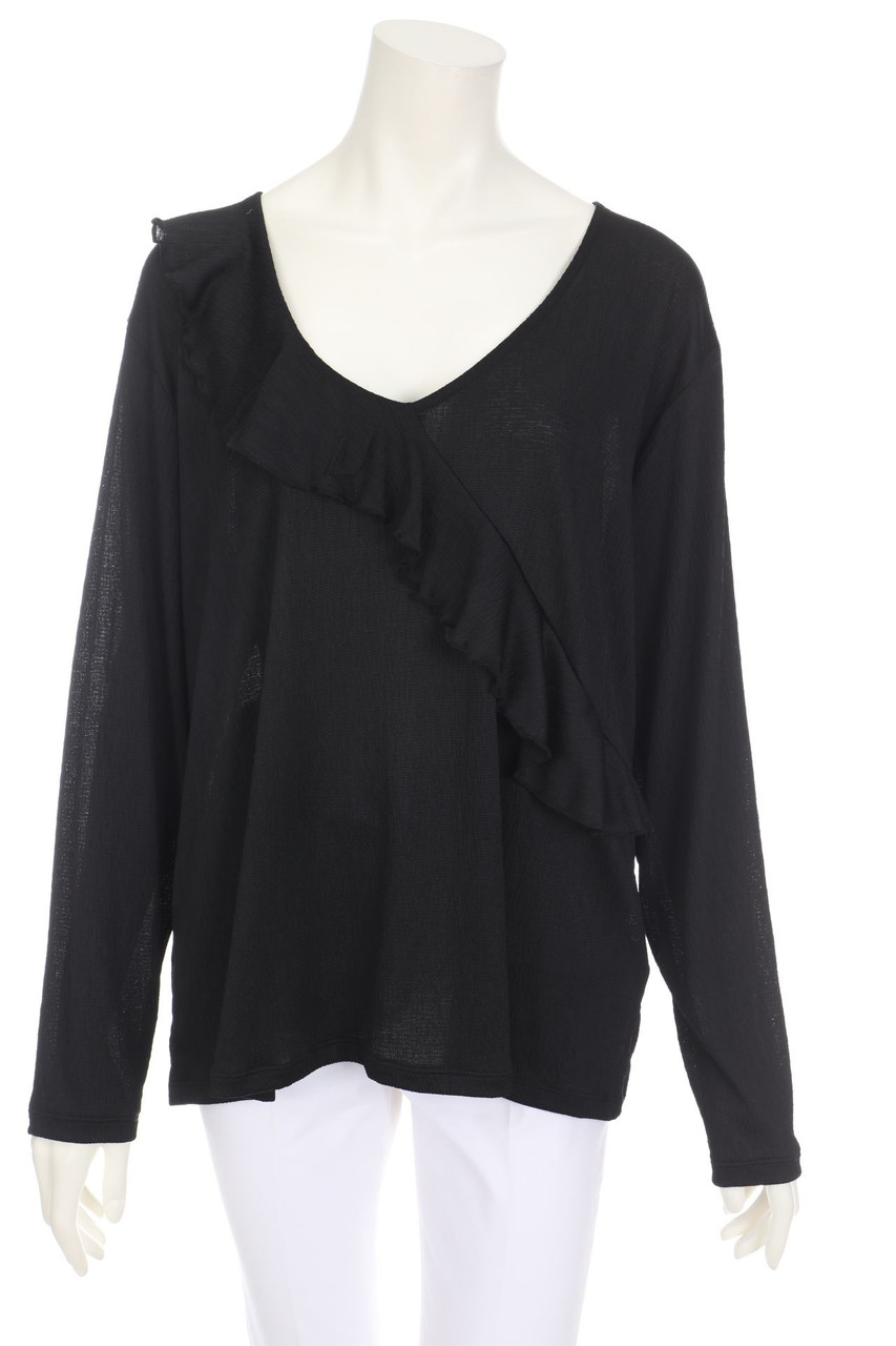 FIORELLA RUBINO - Ruffled Blouse, Jersey - L