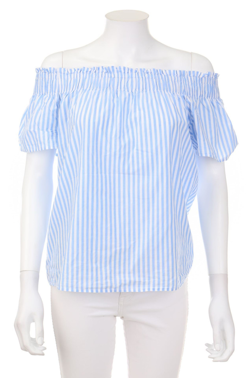 H&M - Carmen-Bluse mit Streifen - D 36