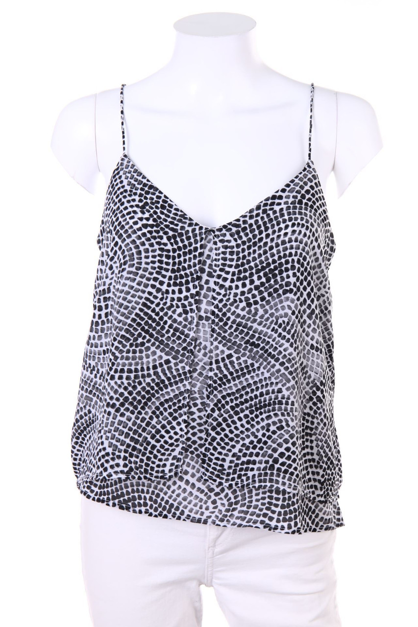 H&M - Blusentop im Layer Look mit Print - D 36