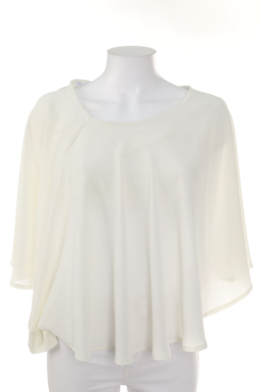 ZARA - Bluse mit Batwing-Ärmeln - L