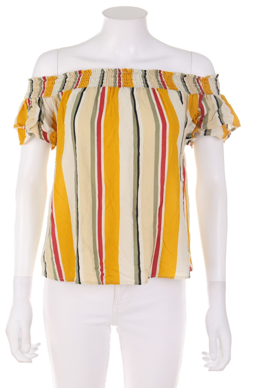 Pimkie COLLECTION - Carmen-Bluse mit Streifen - M