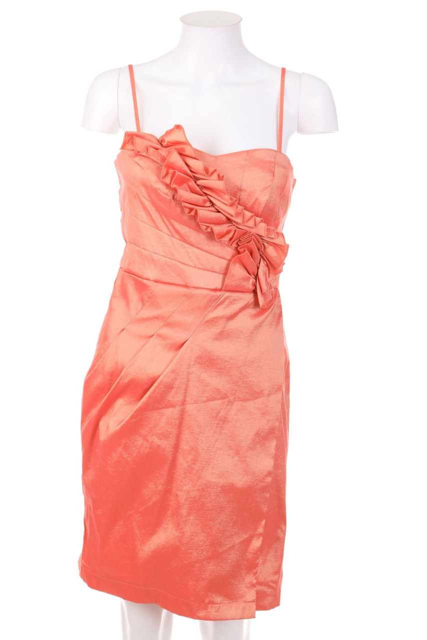 VILA - Abendkleid mit Rüschen - M