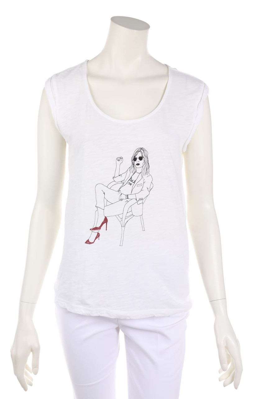 IKKS WOMEN - Shortsleeve-Shirt with Print - M