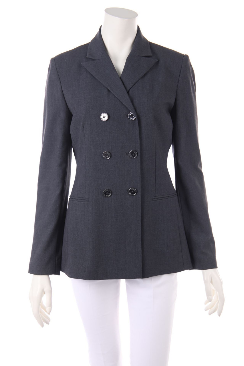 Calvin Klein - Double-Breasted Blazer With Revers Collar - D 34