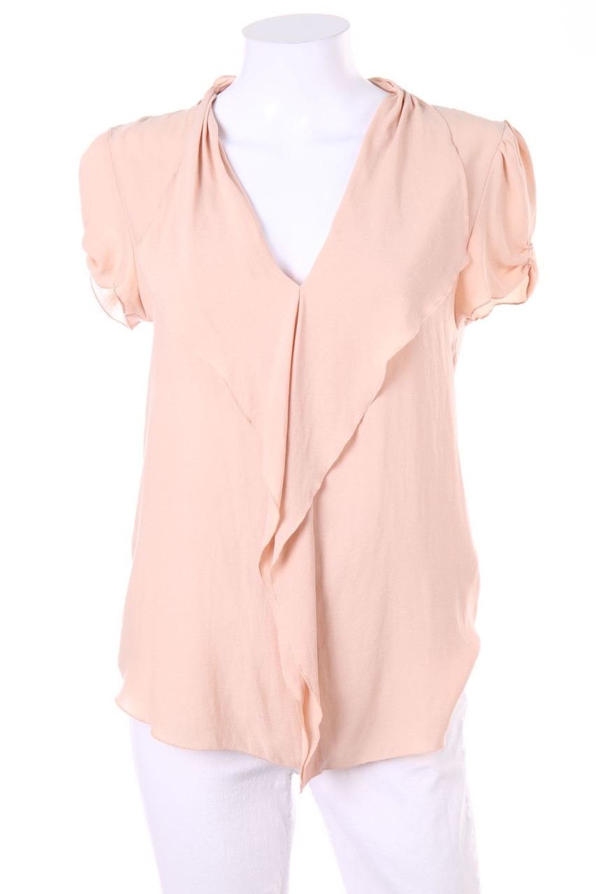 AVANT PREMIERE - Shortsleeve Blouse with Volants - S