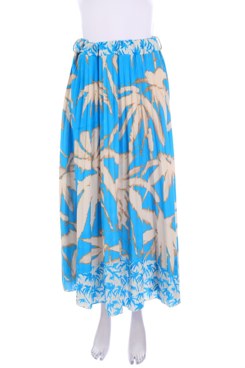 No Label - Maxi-Pleated-Skirt - M