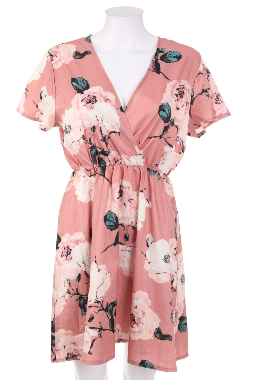 No Label - Mini Dress with Flower Print - M