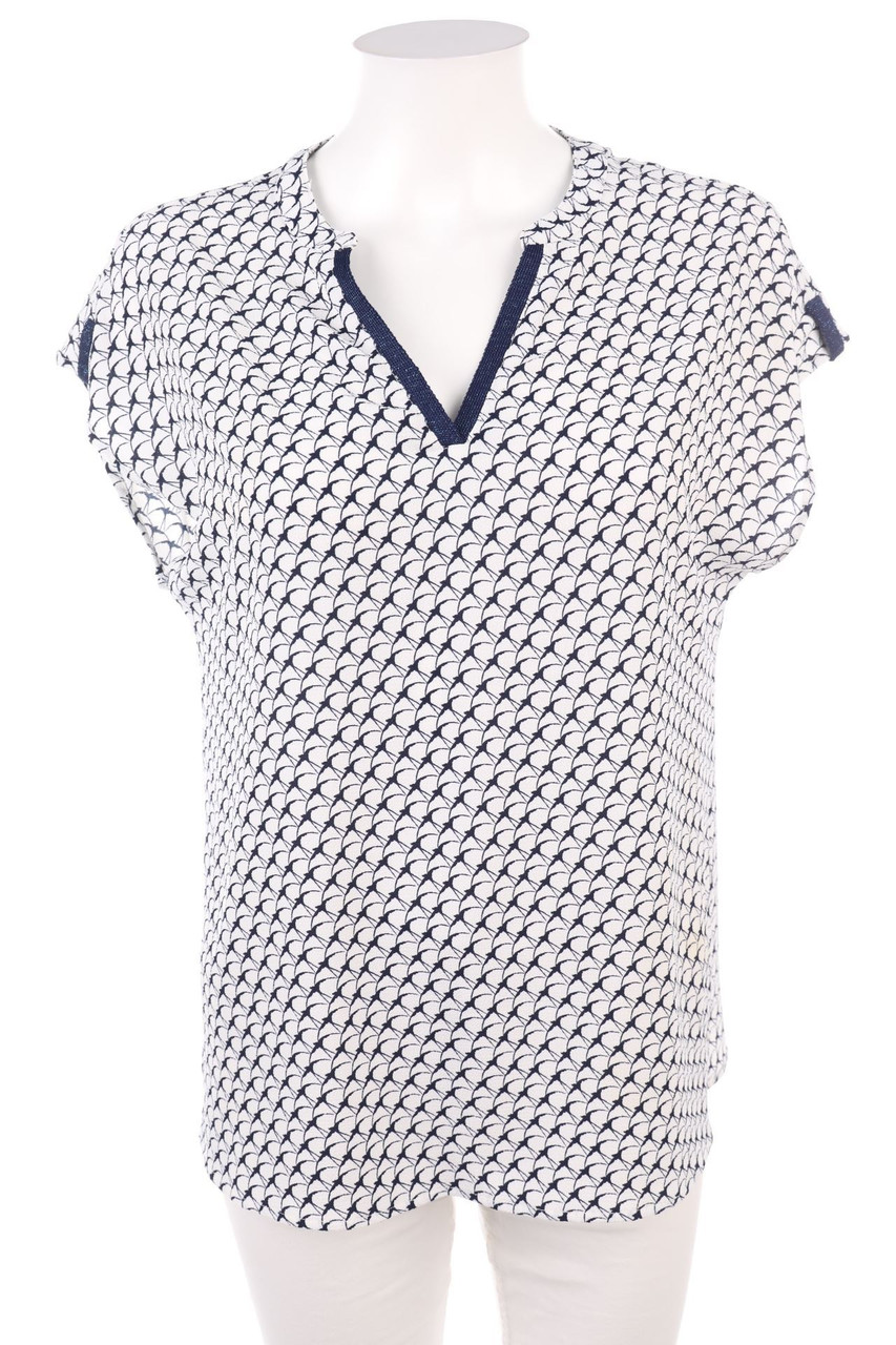 orsay - Kurzarm-Bluse mit Print - D 42